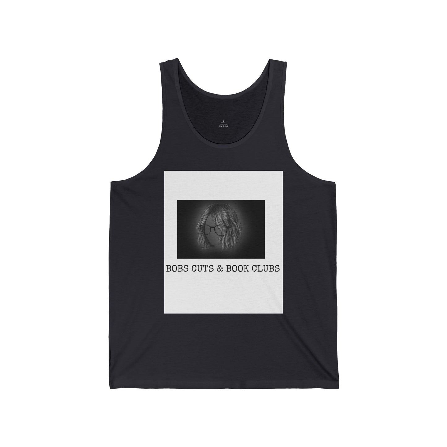 Bob's Cuts & Book Clubs Unisex Jersey Tank | Fun Summer Tank, Book Lover Gift, Casual Wear, Reading Club Apparel, Comfortable Summer Top