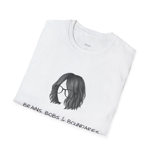 Brains Bobs Boundaries Tee