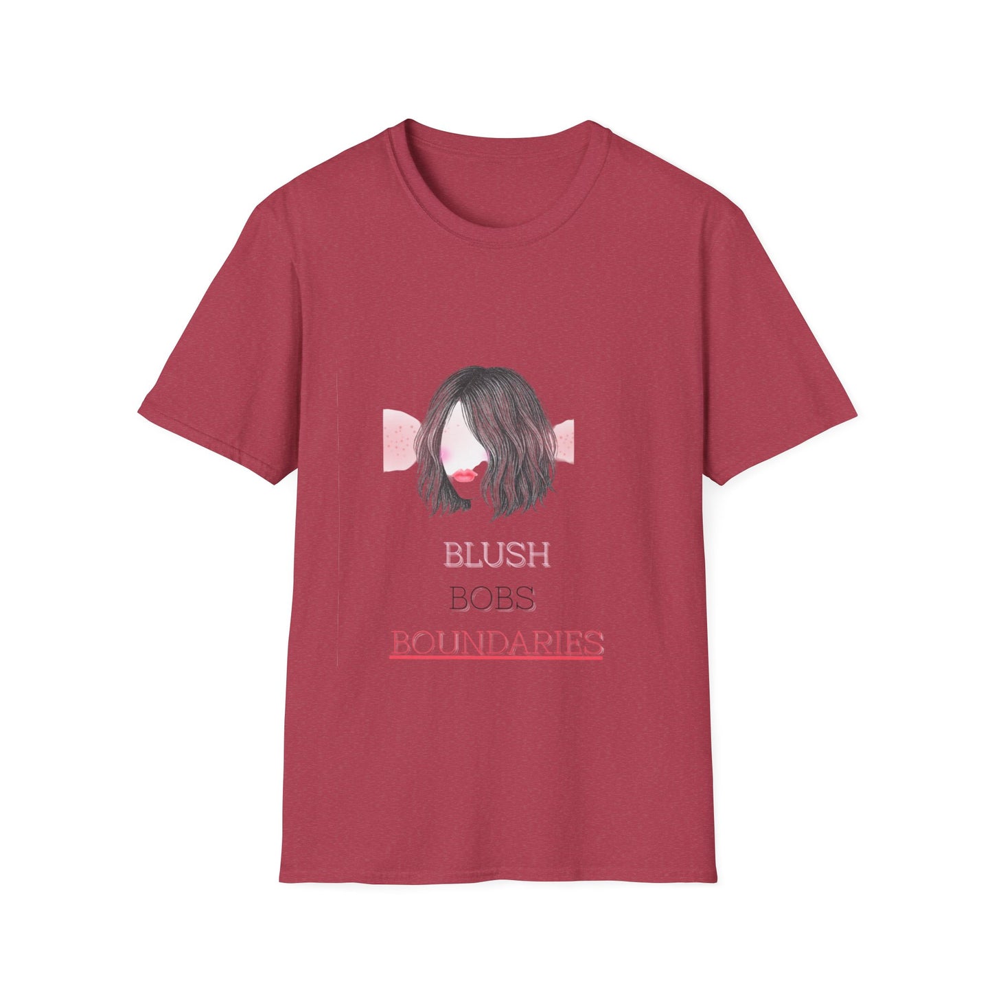 Softstyle T-Shirt Blush Bobs Boundaries