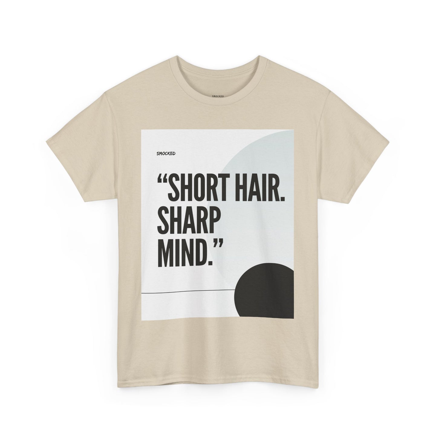 Short Hair Statement Tee - Unisex Heavy Cotton