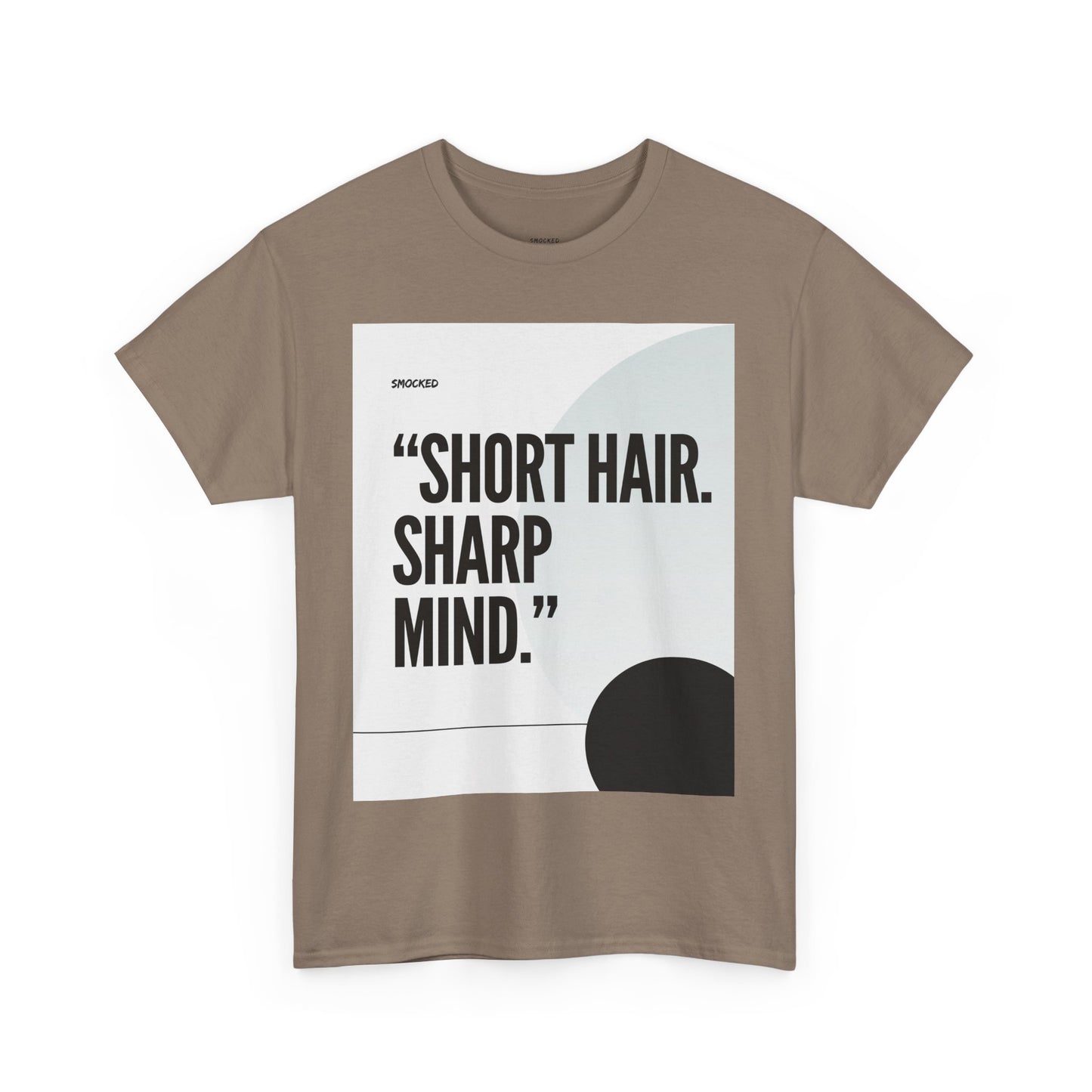 Short Hair Statement Tee - Unisex Heavy Cotton
