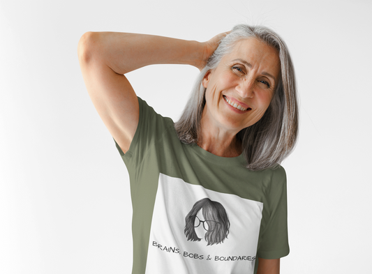 Brains Bobs Boundaries Tee