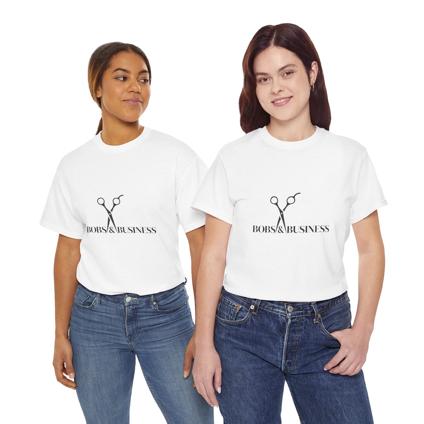 'Shear Bobs & Business' Unisex Heavy Cotton Tee