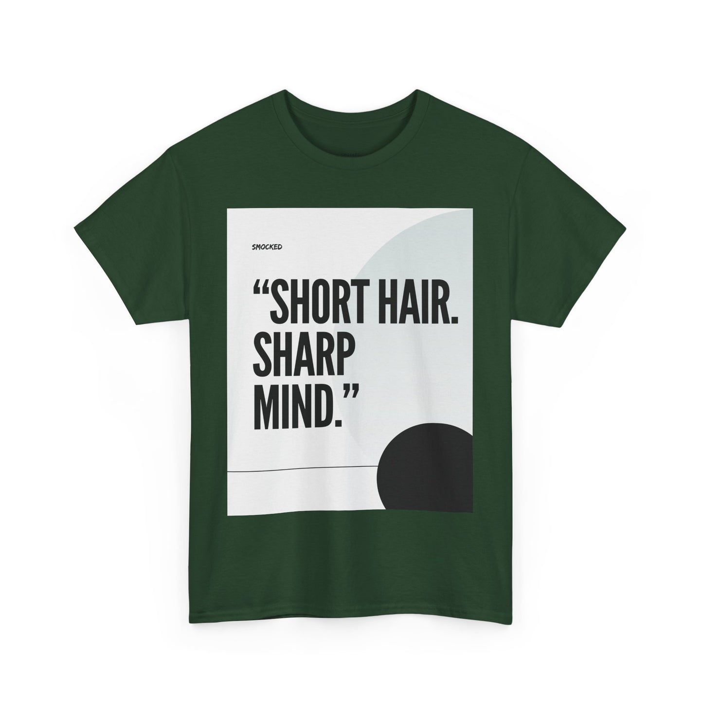 Short Hair Statement Tee - Unisex Heavy Cotton