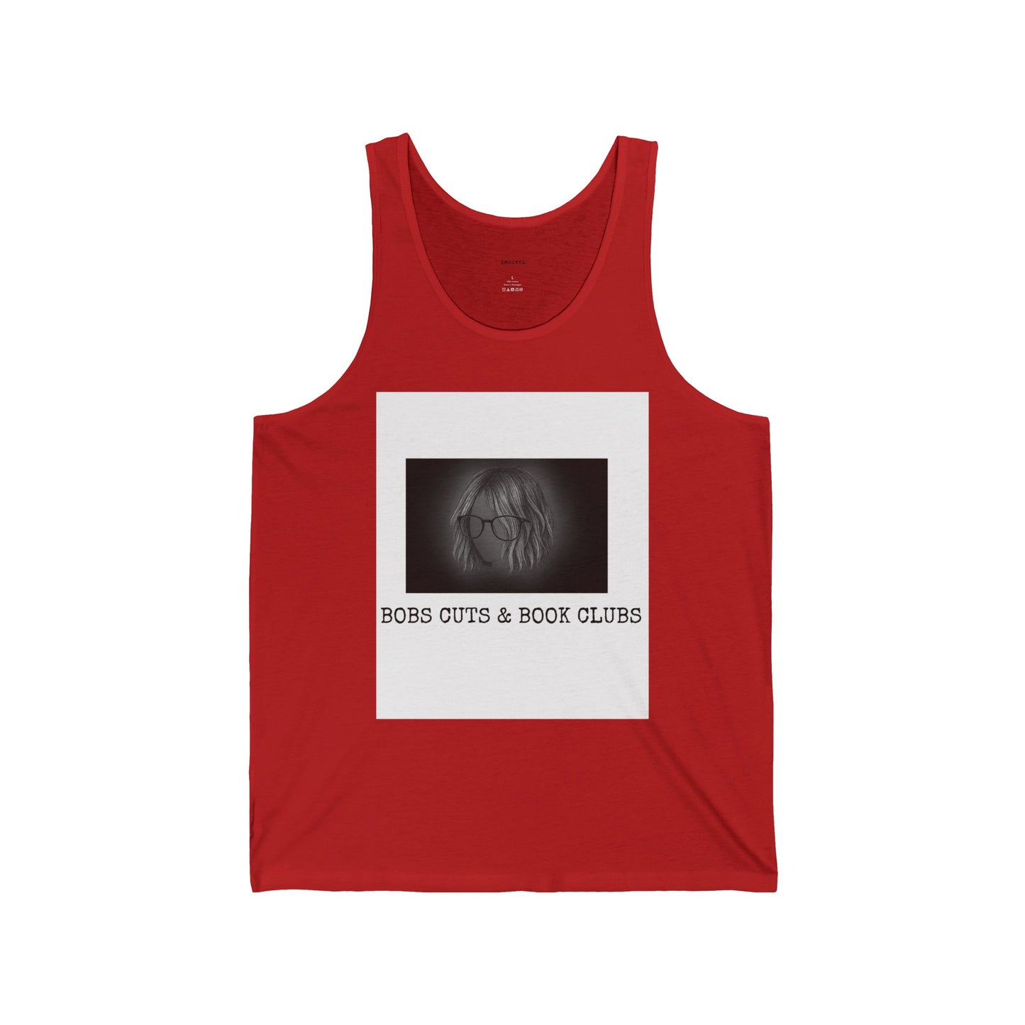 Bob's Cuts & Book Clubs Unisex Jersey Tank | Fun Summer Tank, Book Lover Gift, Casual Wear, Reading Club Apparel, Comfortable Summer Top